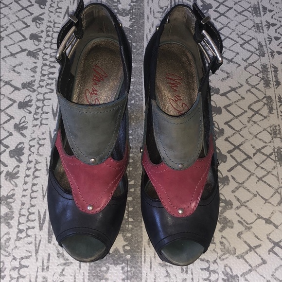 Miss Sixty Peeptoe Summer Block Heels - Picture 4 of 7